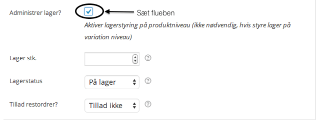administrer lager