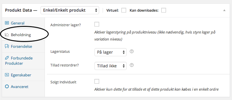 beholdning
