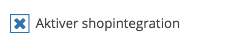 aktiver shopintegration shopify