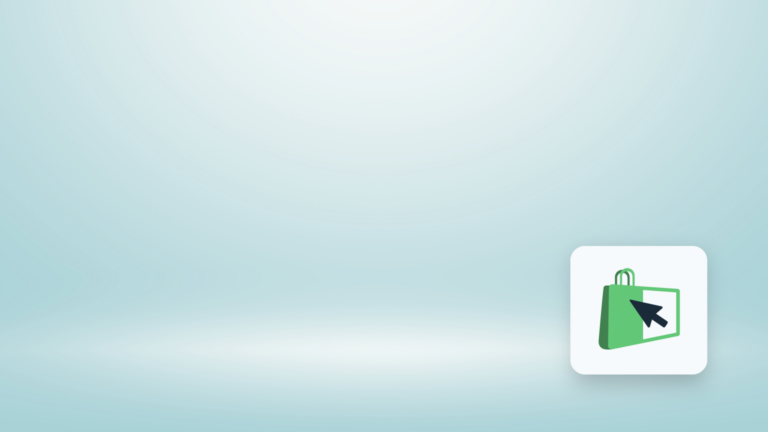 Lys blå coverbillede med LavEnWebshops logo i højre hjørne