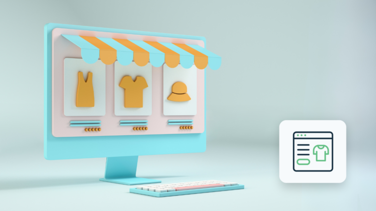 3D illustration af WooCommerce's produktoprettelsesgrænseflade, der fremhæver felter til produktnavn, beskrivelse, pris og kategorier for effektiv produktstyring i din WordPress-webshop.